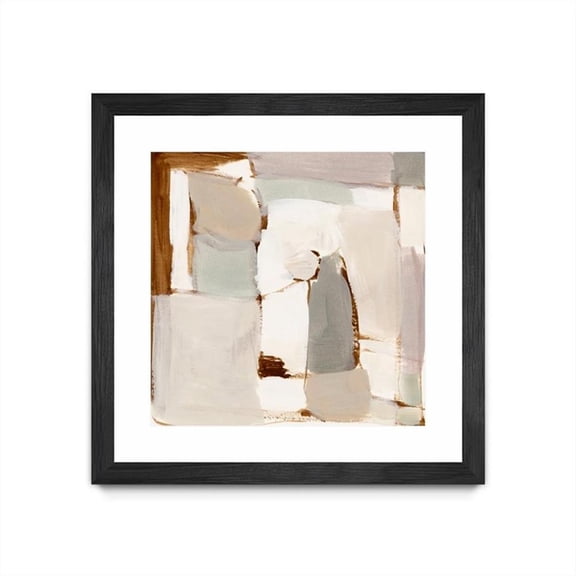 Giant Art 30x30 Mint Chip II Matted and Framed in White