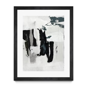 Giant Art 30x40 Broken Window II Matted and Framed in White