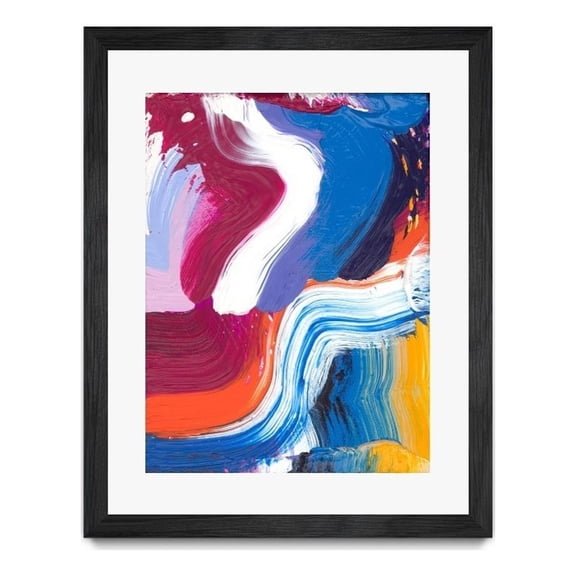Giant Art 30x40 Just a wee one Matted and Framed in Pink