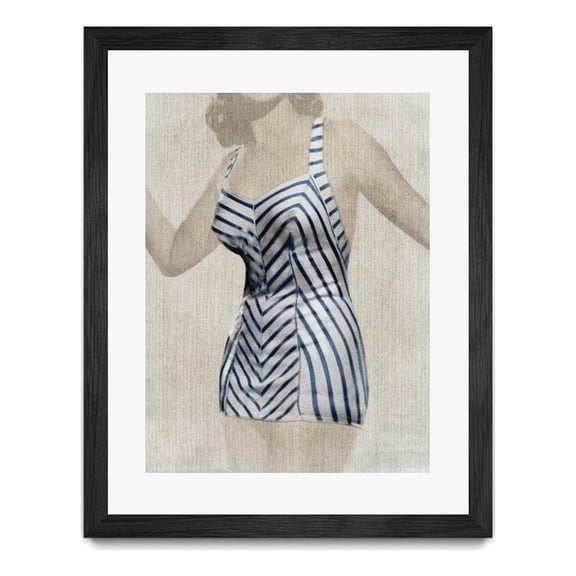 Giant Art 30x40 Little Luxury II Matted and Framed in White