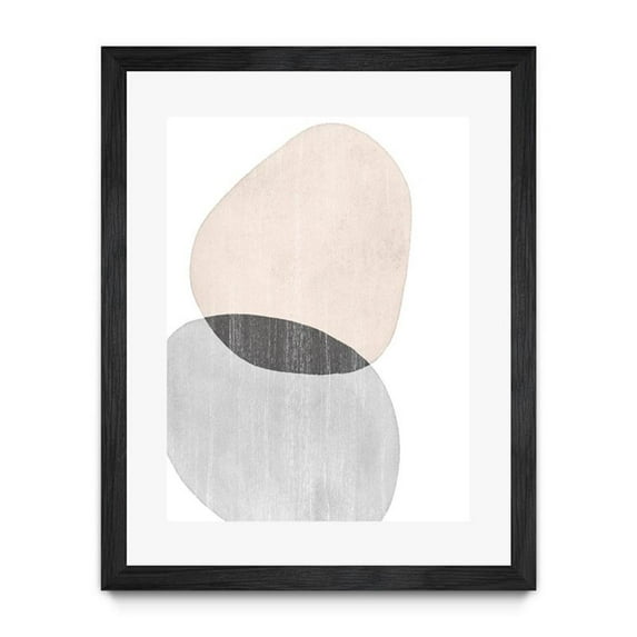 Giant Art 30x40 Shifting Spheres I Matted and Framed in Multi-Color
