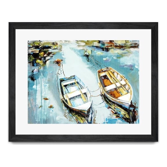 Giant Art 32x24 Belong together Matted and Framed in Orange