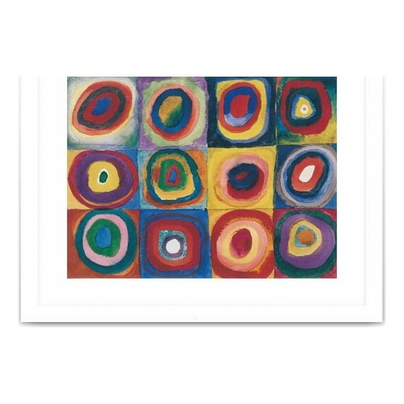 Giant Art 32x24 FARBSTUDIO Matted and Framed in Multi-Color