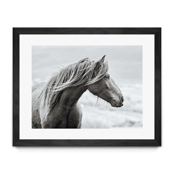 Giant Art 32x24 The Fell Matted and Framed in White