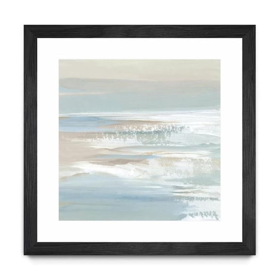 Giant Art 36x36 Shadows of the Sea II Matted and Framed in Multi-Color