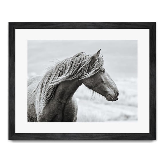 Giant Art 40x30 The Fell Matted and Framed in White