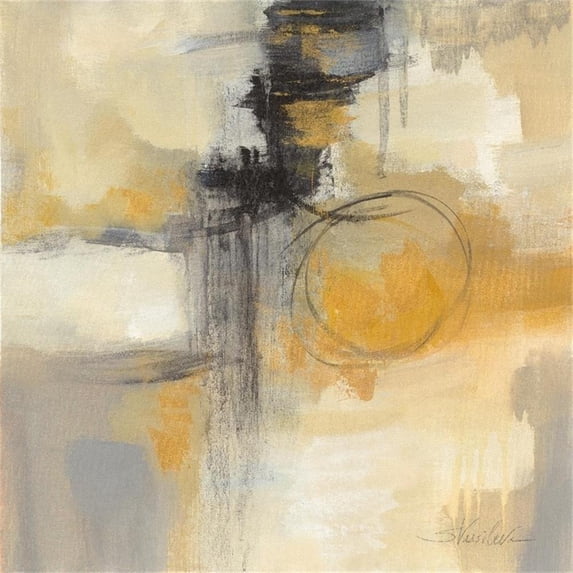 Giant Art 54x54 Solar Path II Fine Art Giant Canvas Print in Yellow