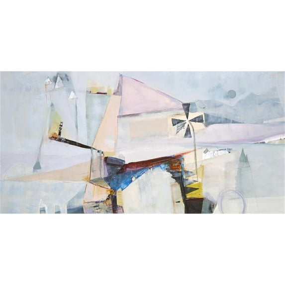 Giant Art 72x36 Spinning Mill 2 Fine Art Giant Canvas Print in Multi-Color