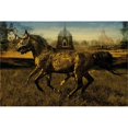 thumbnail image 1 of Giant Art 72x48 2 Horses Fine Art Giant Canvas Print in Multi-Color, 1 of 3