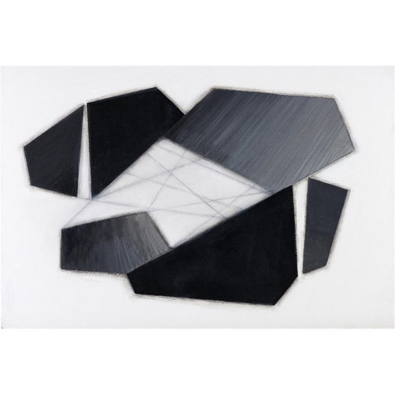 Giant Art 72x48 TRANSFORMATION Fine Art Giant Canvas Print in White