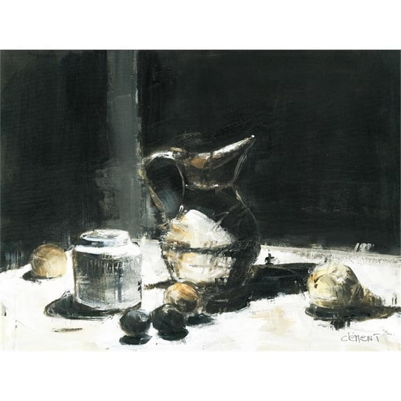 Giant Art 72x54 Nature Morte I Fine Art Giant Canvas Print in Multi-Color