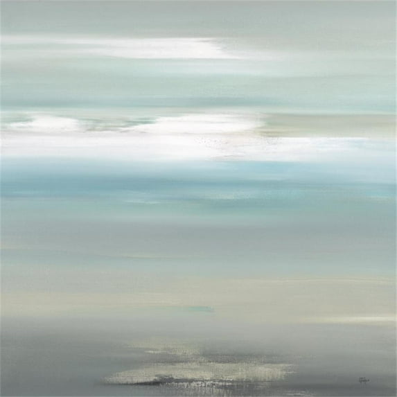 Giant Art 72x72 A Day By The Water Fine Art Giant Canvas Print in Multi-Color