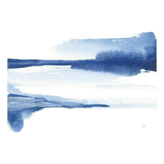 Giant Art 72x72 Classic Blue II Fine Art Giant Canvas Print in Multi-Color