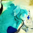 thumbnail image 1 of Giant Art 72x72 Neon Dreaming D Fine Art Giant Canvas Print in Turquoise, 1 of 3