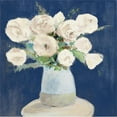 thumbnail image 1 of Giant Art 72x72 Peonies on Navy Fine Art Giant Canvas Print in Multi-Color, 1 of 3