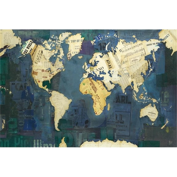 Giant Art 84x54 Go Fine Art Giant Canvas Print in Multi-Color
