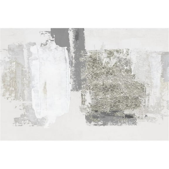 Giant Art 84x54 Silver Slate Fine Art Giant Canvas Print in Multi-Color