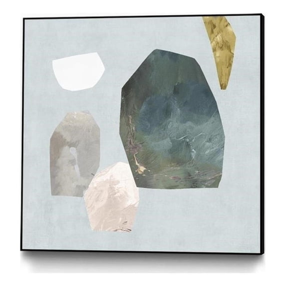 Giant Art Canvas 20x20 Assembly I Framed in Multi-Color