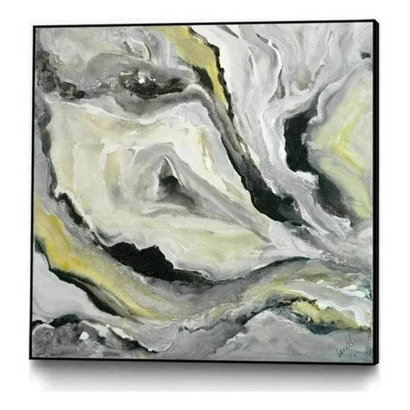 Giant Art Canvas  20x20 Crystal Perception Framed in Multi-Color