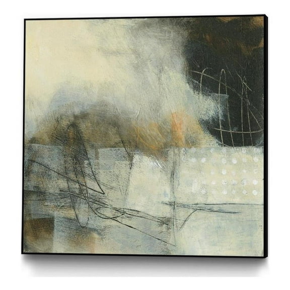 Giant Art Canvas 20x20 In the Clouds I Framed in White