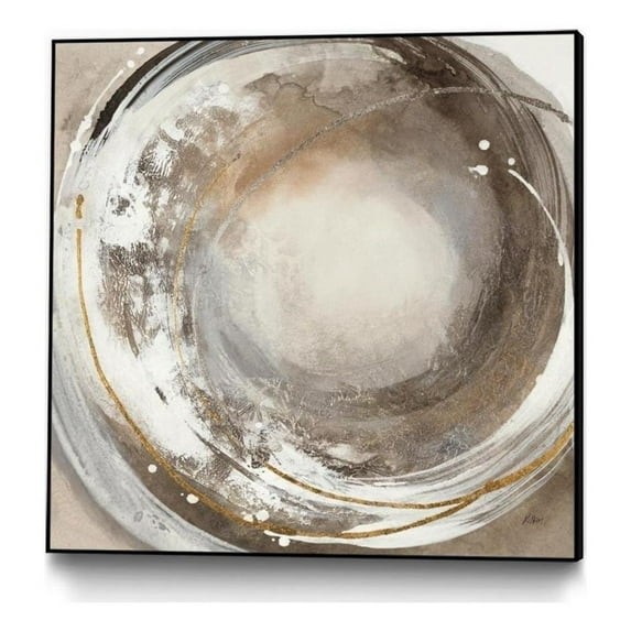 Giant Art Canvas 20x20 Shells IV Framed in Multi-Color