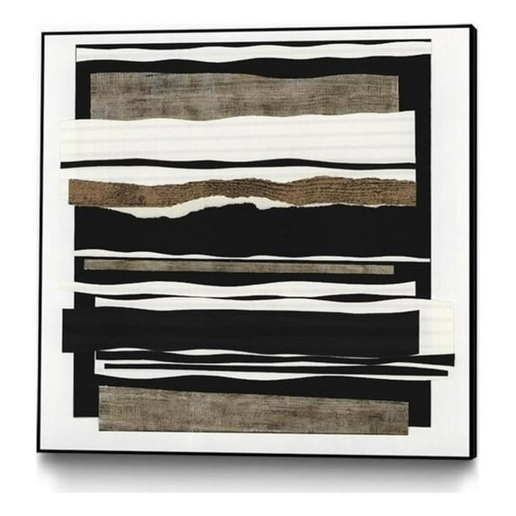 Giant Art Canvas 20x20 Time After Time II Framed in Multi-Color