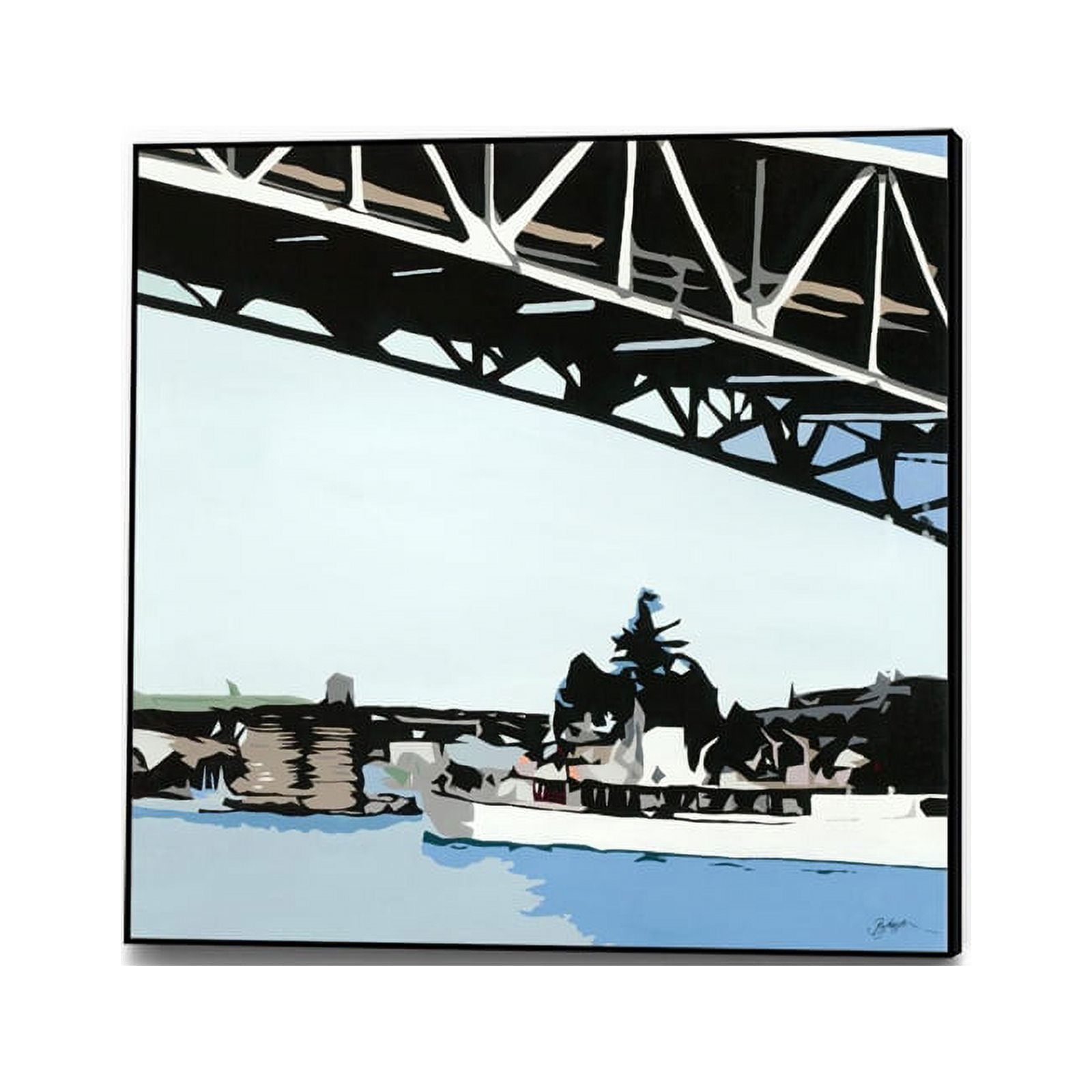 Giant Art Canvas 20x20 To The Cut Framed in MultiColor