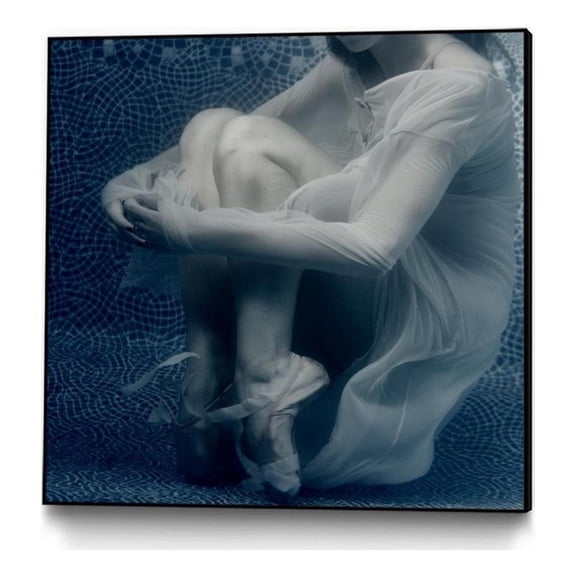Giant Art Canvas 20x20 Wrap Framed in Multi-Color