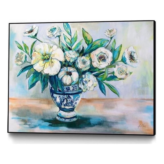 Giant Art Canvas  24x18 Finesse Framed in White
