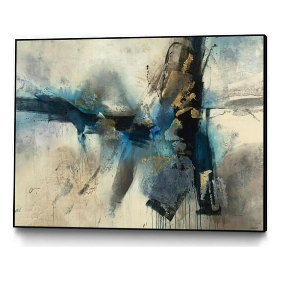 Giant Art Canvas 24x18 Smash Framed in Multi-Color