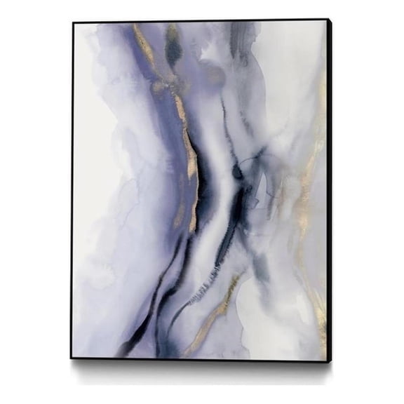 Giant Art Canvas  24x32 Blue Waters I Framed in Multi-Color