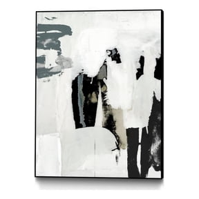 Giant Art Canvas 24x32 Broken Window I Framed in White