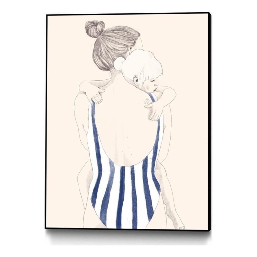 Giant Art Canvas  24x32 Daughter Framed in White