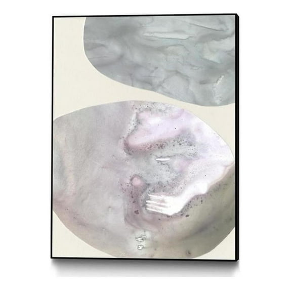 Giant Art Canvas 24x32 Gravitate III Framed in Multi-Color