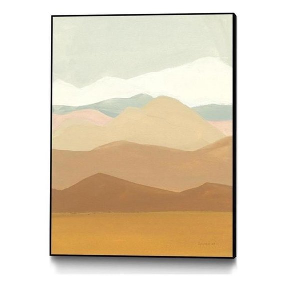 Giant Art Canvas  24x32 Mirage II Framed in Multi-Color