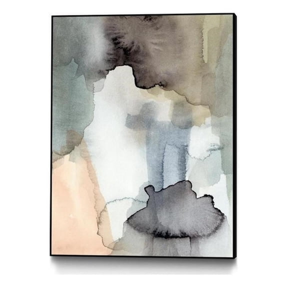 Giant Art Canvas 24x32 Nectar II Framed in Multi-Color