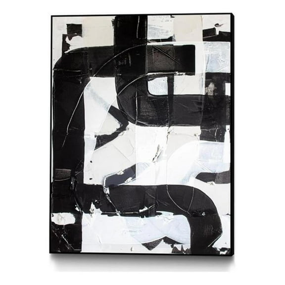 Giant Art Canvas 24x32 Race Track Framed in White