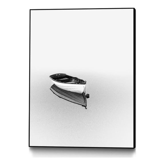 Giant Art Canvas  24x32 Solemn Framed in Multi-Color