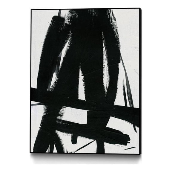 Giant Art Canvas  24x32 Spontaneous IV Framed in Multi-Color