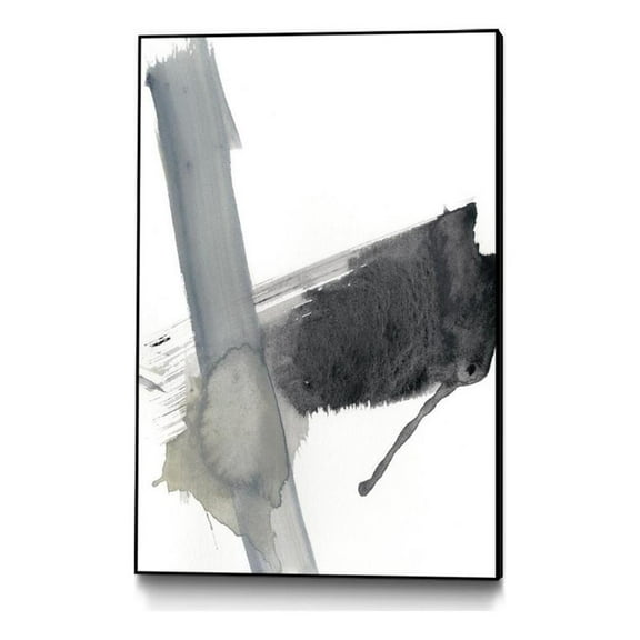 Giant Art Canvas 24x36 Kinetic Grid IV Framed in Multi-Color