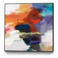 thumbnail image 1 of Giant Art Canvas  30x30 Interplay Framed in Pink, 1 of 3