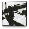 thumbnail image 1 of Giant Art Canvas  30x30 Ode an Kline I Framed in White, 1 of 3