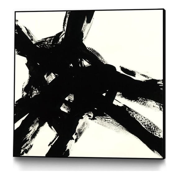 Giant Art Canvas 30x30 Shadow Complex Framed in Multi-Color