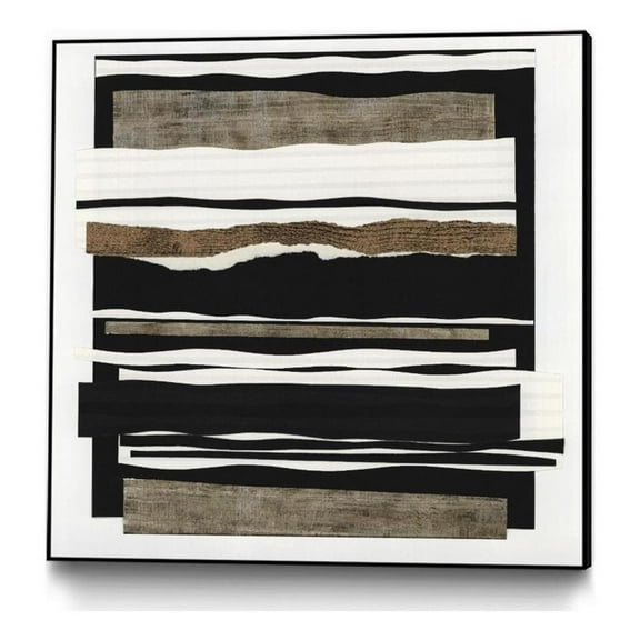 Giant Art Canvas 30x30 Time After Time II Framed in Multi-Color