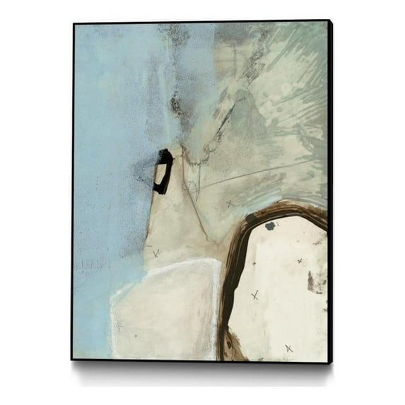 Giant Art Canvas 30x40 Abstracted Series VIII Framed in Multi-Color