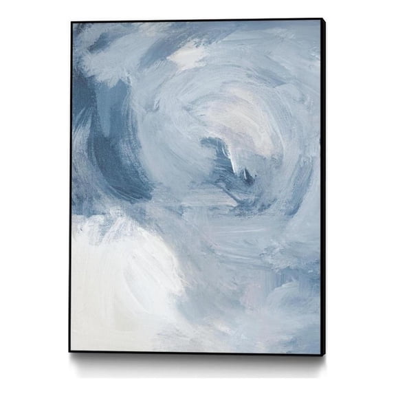 Giant Art Canvas 30x40 Blue Cloudy Dreams II Framed in Multi-Color