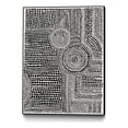 thumbnail image 1 of Giant Art Canvas  30x40 Clustered Dots A Framed in White, 1 of 3