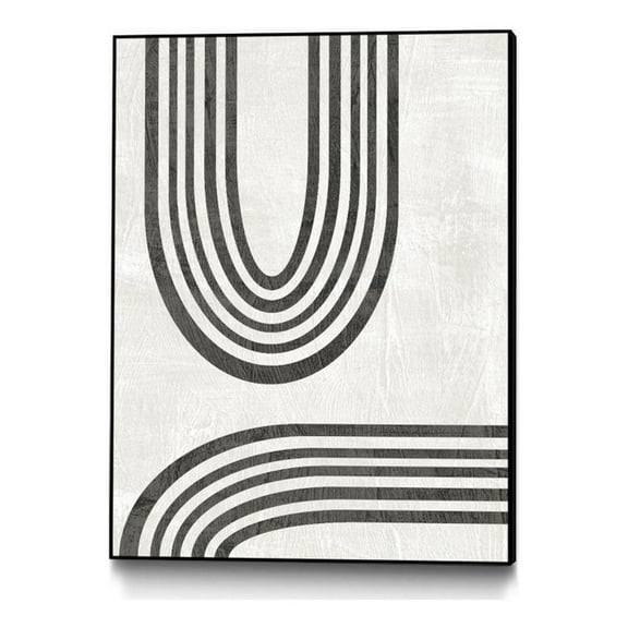Giant Art Canvas  30x40 Modern Arc II Framed in Multi-Color
