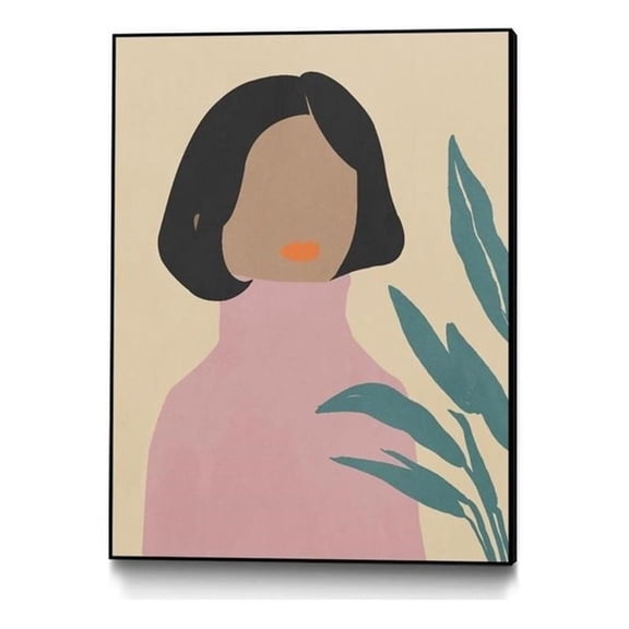 Giant Art Canvas  30x40 Prudence Framed in Multi-Color