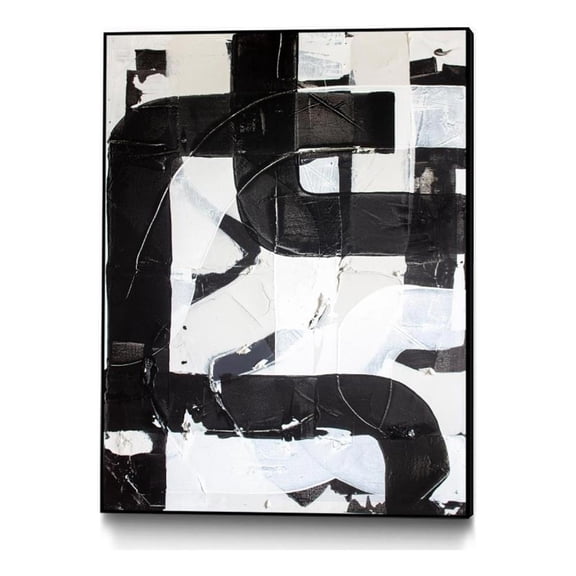 Giant Art Canvas 30x40 Race Track Framed in White